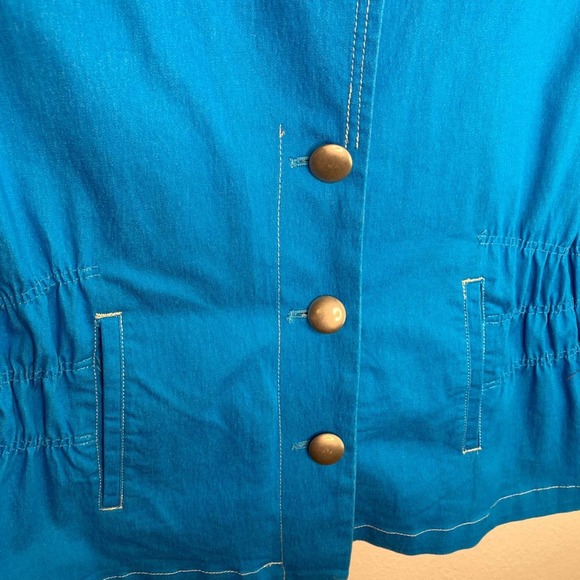 Joan Rivers Caribbean Blue Blazer Size Small - Picture 5 of 8